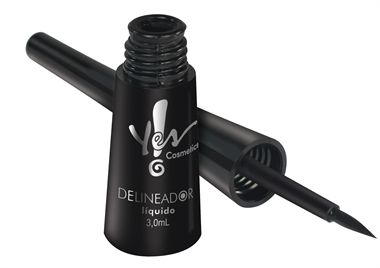 Delineador Líquido para Olhos Preto -Yes!