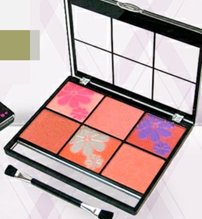 Kit de blush Jasmyne com 6 cores